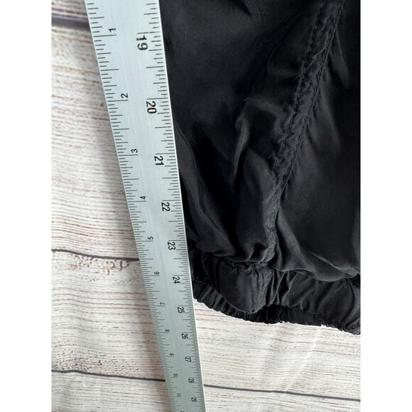 Johnny Was Cupra Rayon Cargo Jogger Pants Womens Small Black Elastic Drawstring - Picture 10 of 10